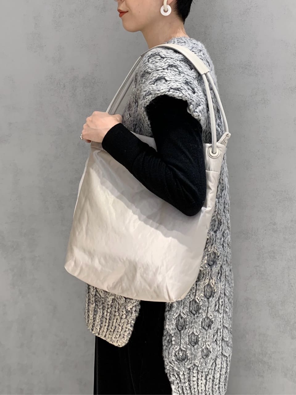 Kさんの「HIROKO HAYASHI｜ENORME（エノルメ）ショルダーバッグ」を使ったコーディネート