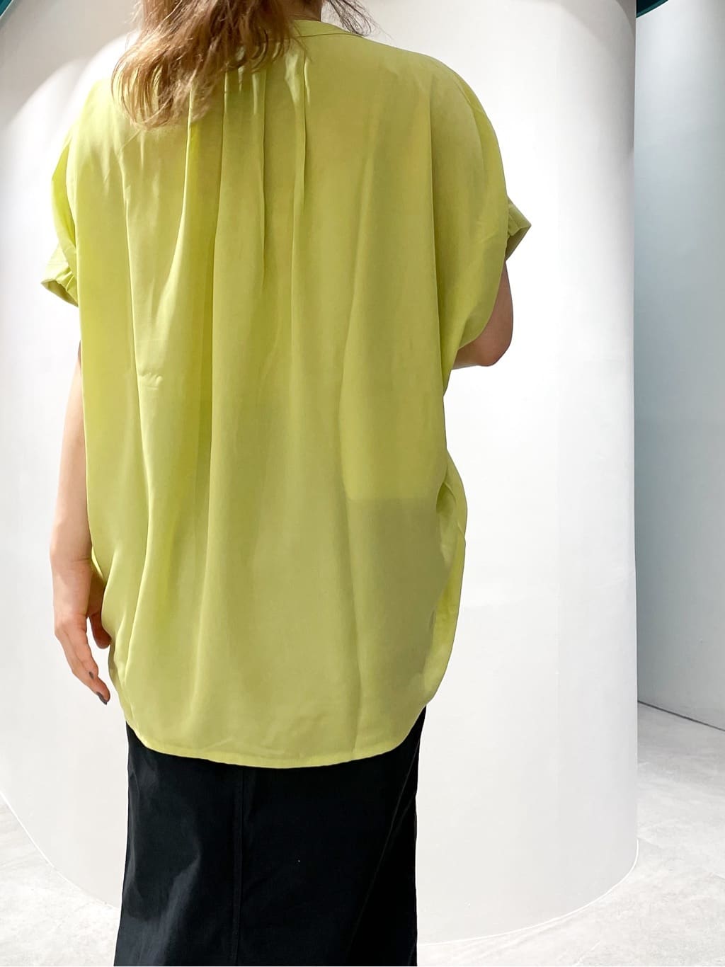 かりんさんの「OPAQUE.CLIP｜ストレッチベイカースカート/オーガニックコットン混【洗濯機洗い可／ストレッチ】」を使ったコーディネート