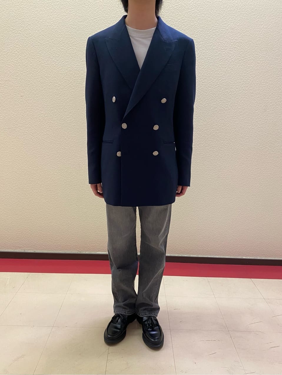 キムラさんの「TAKEO KIKUCHI｜【抗菌防臭／5サイズ展開】ハイゲージポンチ Tシャツ」を使ったコーディネート