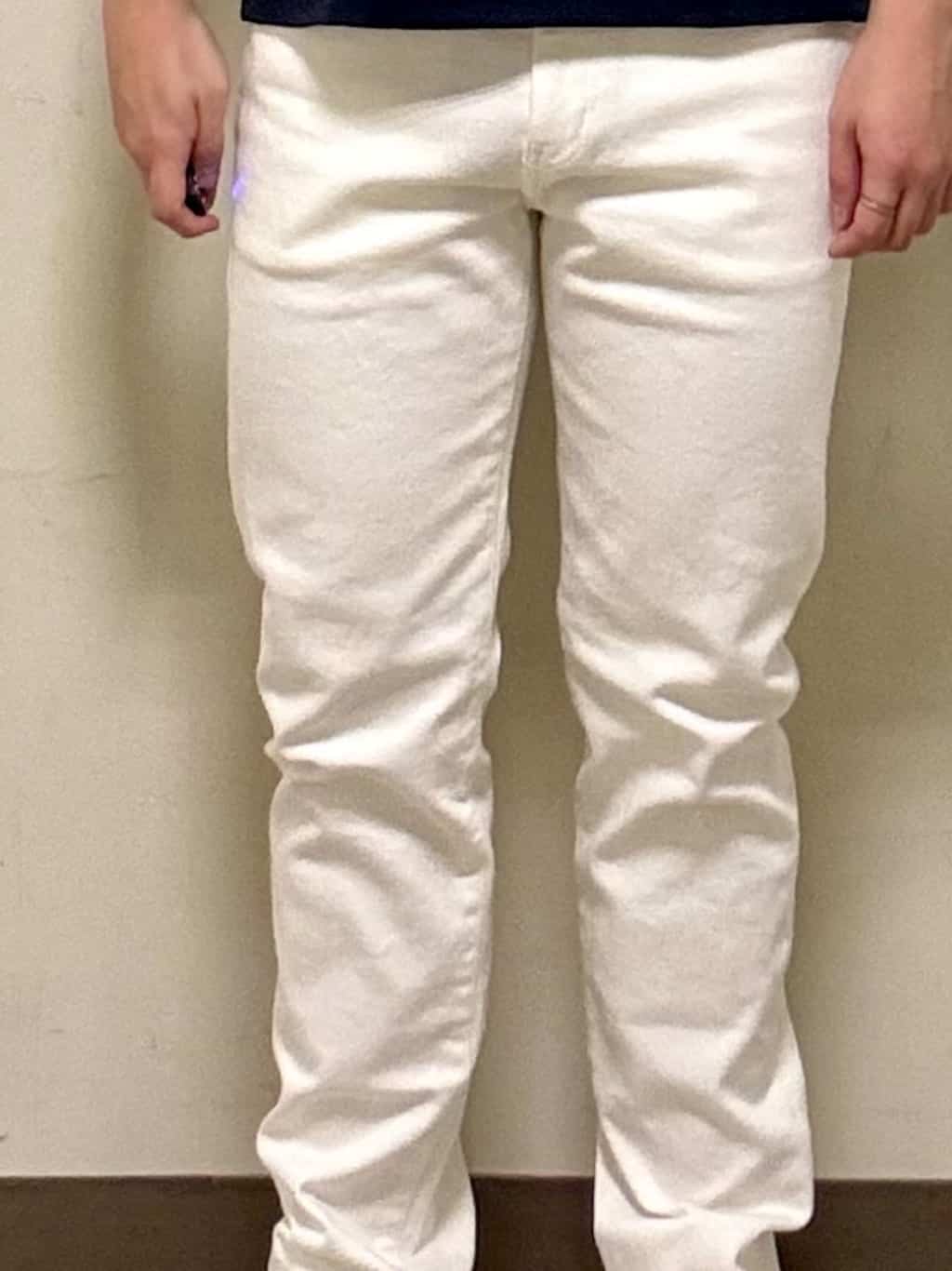 中村さんの「TAKEO KIKUCHI｜【Sサイズ～】ストレッチ デニム パンツ」を使ったコーディネート