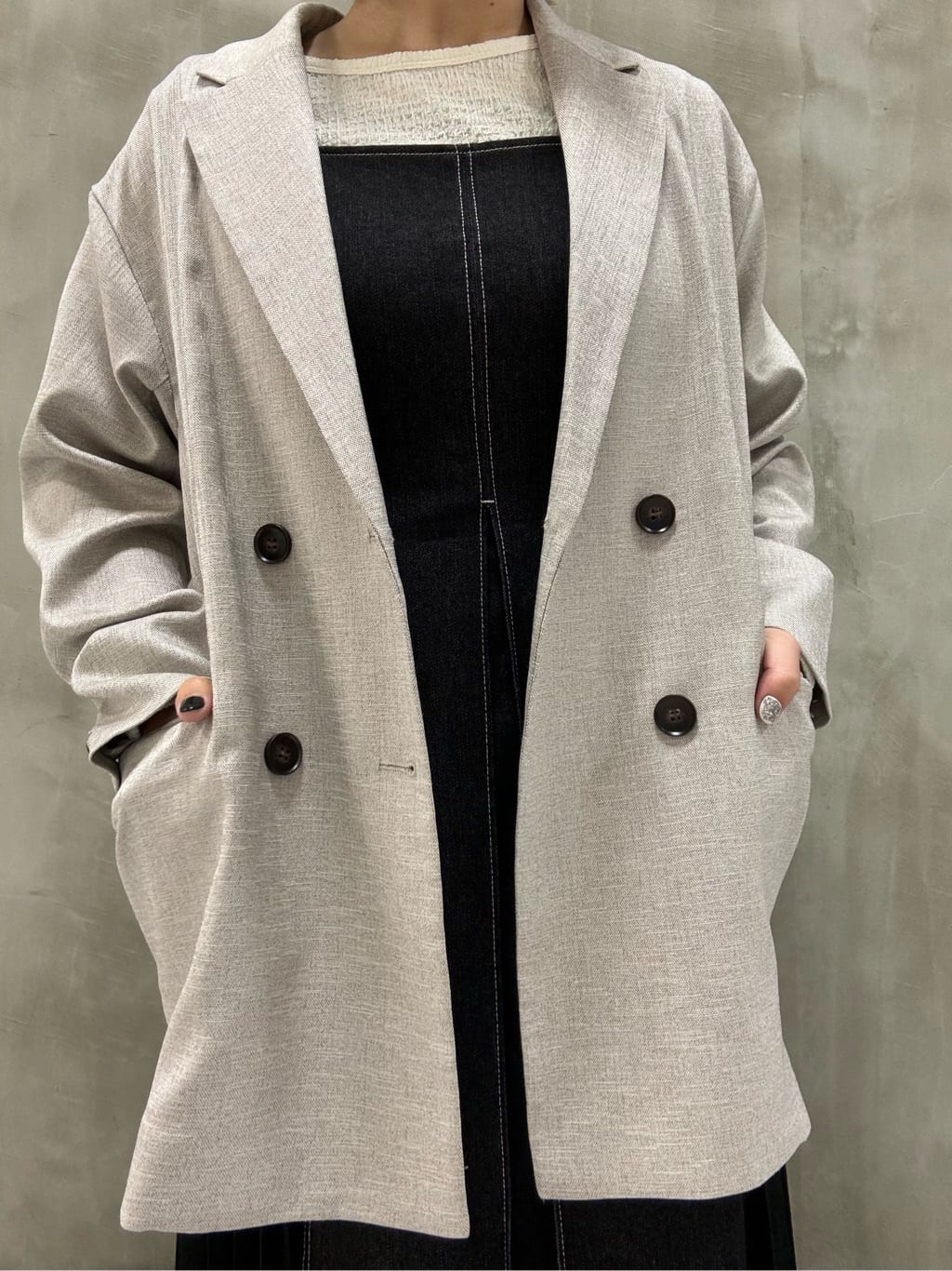 minaさんの「grove｜キレイに決まる!脇プリーツジャンドレ」を使ったコーディネート