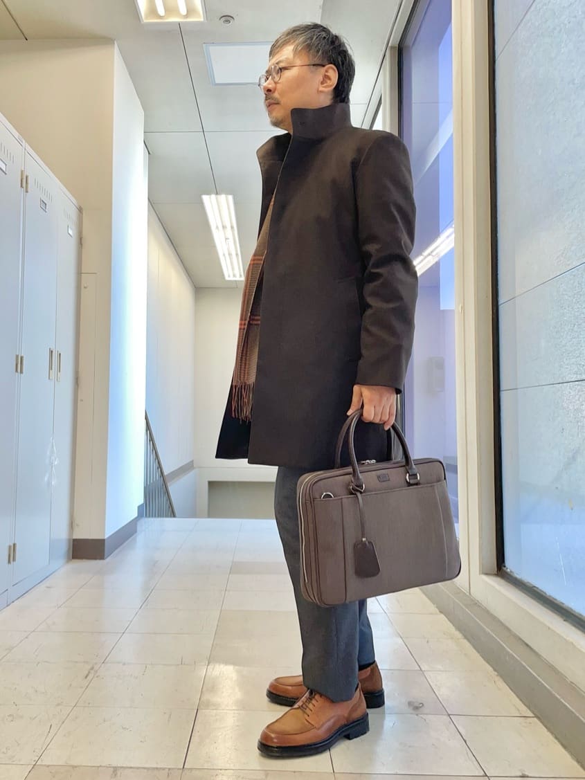 MAKOTO AIさんの「TAKEO KIKUCHI｜【Made in JAPAN】ブロード レギュラーカラー ドレスシャツ」を使ったコーディネート