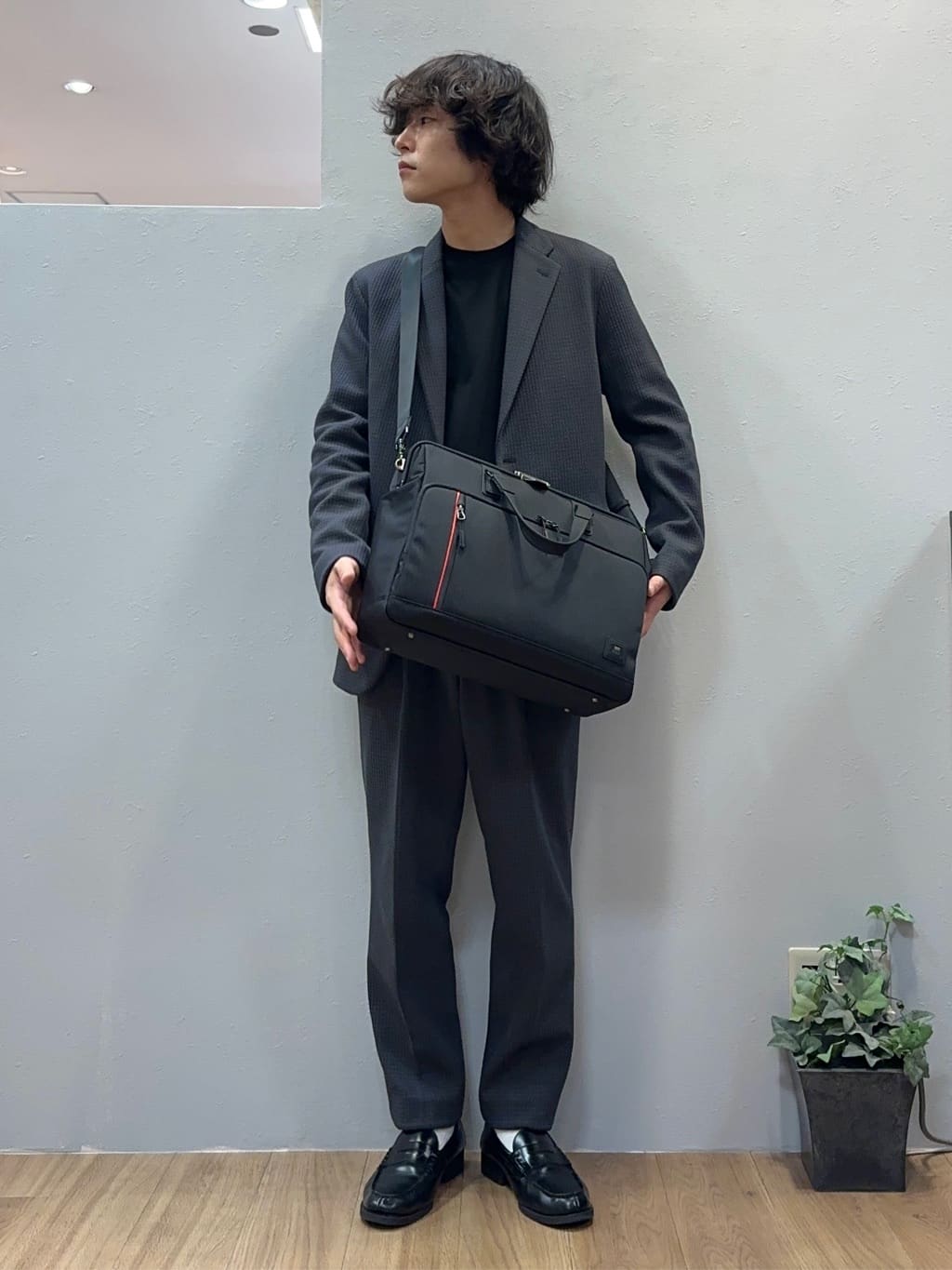 Uさんの「TAKEO KIKUCHI｜【抗菌防臭】クロスウィーブ ジャケット」を使ったコーディネート