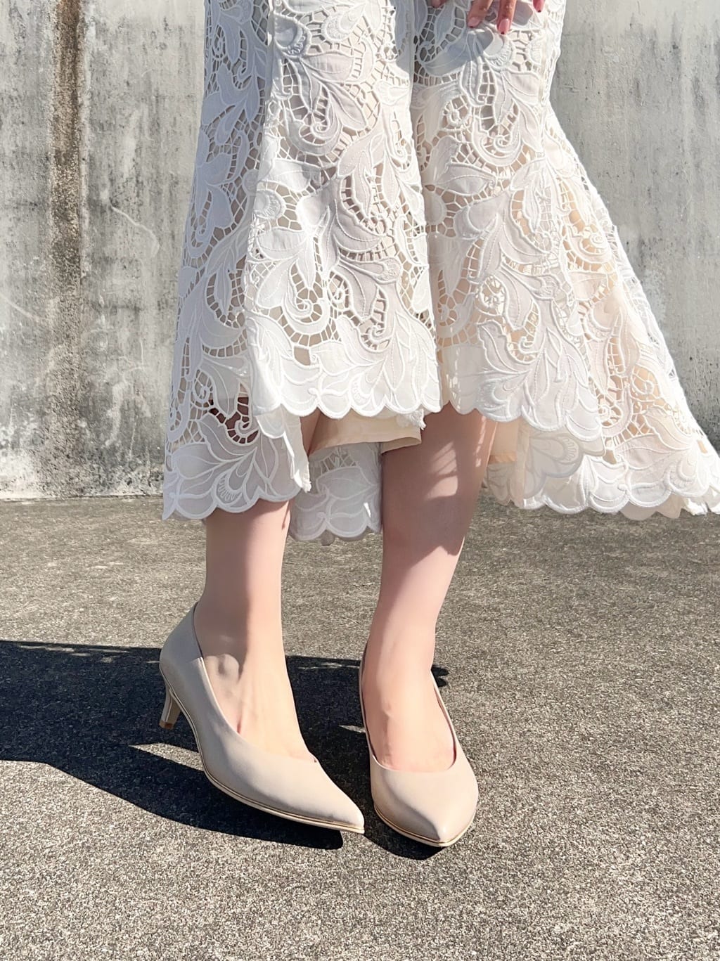 ayaさんの「ESPERANZA｜【晴雨兼用/12時間パンプス】約5.5cm　歩きやすくて疲れにくい」を使ったコーディネート