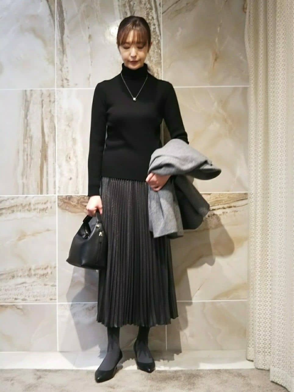 todaさんの「UNTITLED｜【日本製・本革】Comfit Dresser Pumps（コンフィットドレッサーパンプス）」を使ったコーディネート