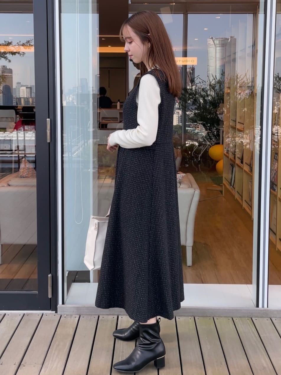 NATSUMIさんの「grove｜【Lee別注】スクエアA4 2WAYトート【A4サイズ収納可】」を使ったコーディネート
