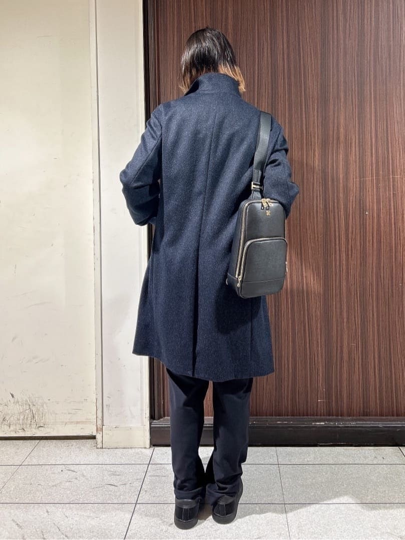 さやさんの「TAKEO KIKUCHI｜【ウールカシミヤブレンド】ビーバー調 スタンドカラー コート」を使ったコーディネート