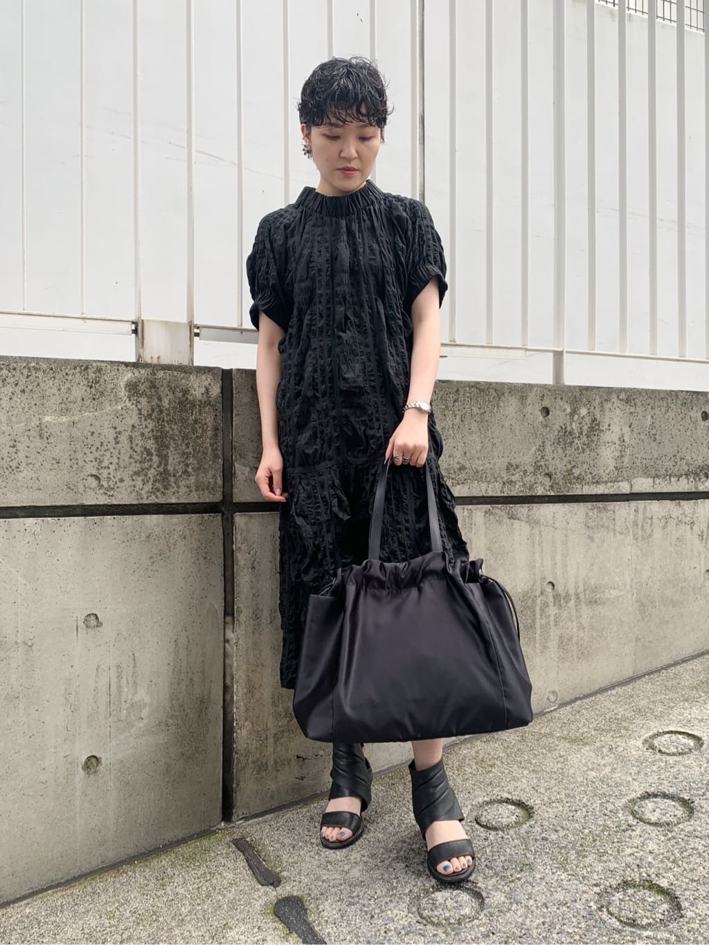 Iさんの「HIROKO HAYASHI｜LUINI SATINE（ルイーニ サティーネ）トートバッグ」を使ったコーディネート