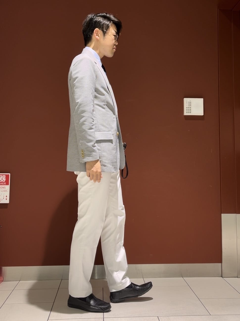ジュンさんの「TAKEO KIKUCHI｜【Made in JAPAN】市松紋 ドレスシャツ」を使ったコーディネート