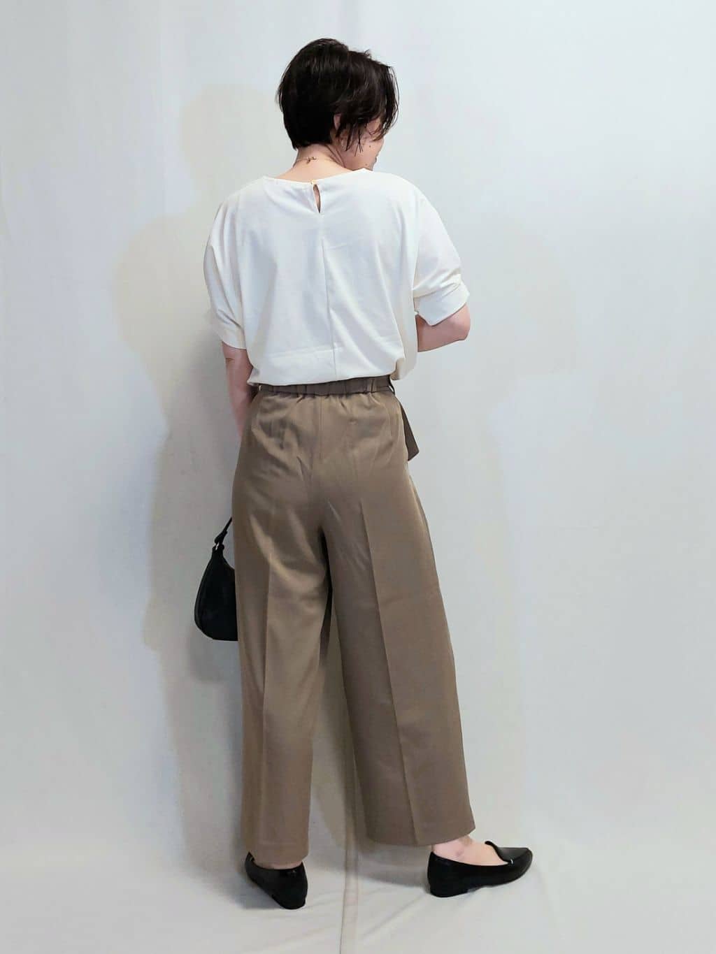 aidaさんの「grove｜メタルパーツローファーパンプス【晴雨兼用】」を使ったコーディネート