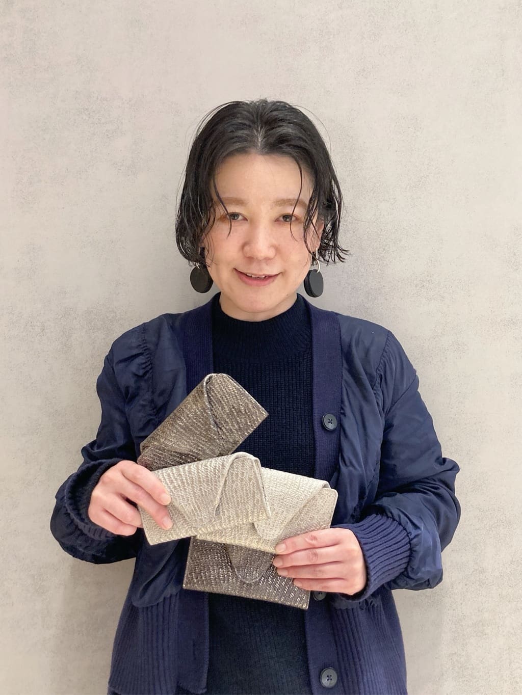 Cさんの「HIROKO HAYASHI｜DAMASCO（ダマスコ）マルチ財布」を使ったコーディネート