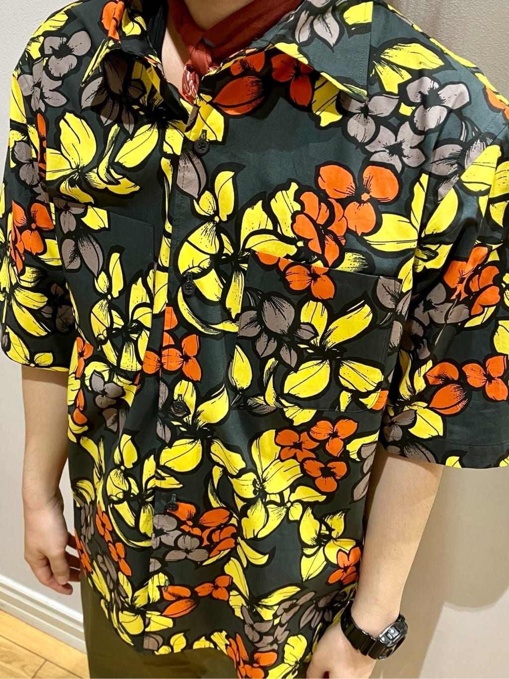 MATSUさんの「TAKEO KIKUCHI｜ボーラーハット ハンドペイントライク バンダナ」を使ったコーディネート