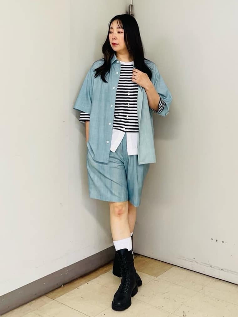iwさんの「TAKEO KIKUCHI｜ラスタウォーカー スポーツソックス」を使ったコーディネート