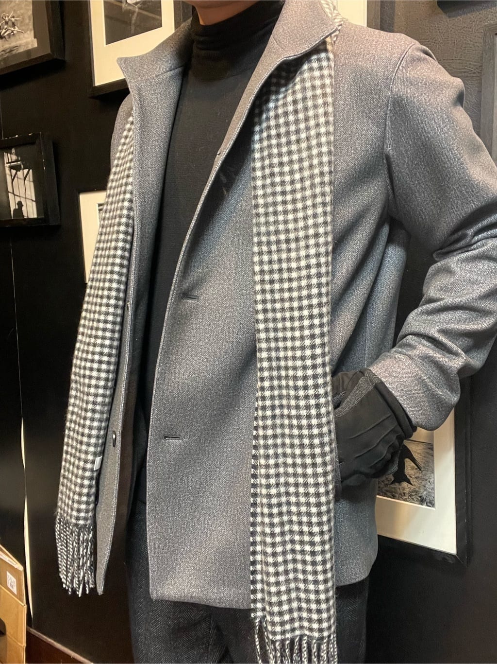Suehiroさんの「TAKEO KIKUCHI｜【DOWN FABRIC】ダウンファブリック スタンドカラーブルゾン」を使ったコーディネート
