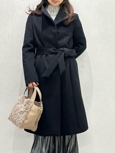 Miwaさんの「UNTITLED｜【日本製／2WAY衿】スタンドカラー ロングコート」を使ったコーディネート