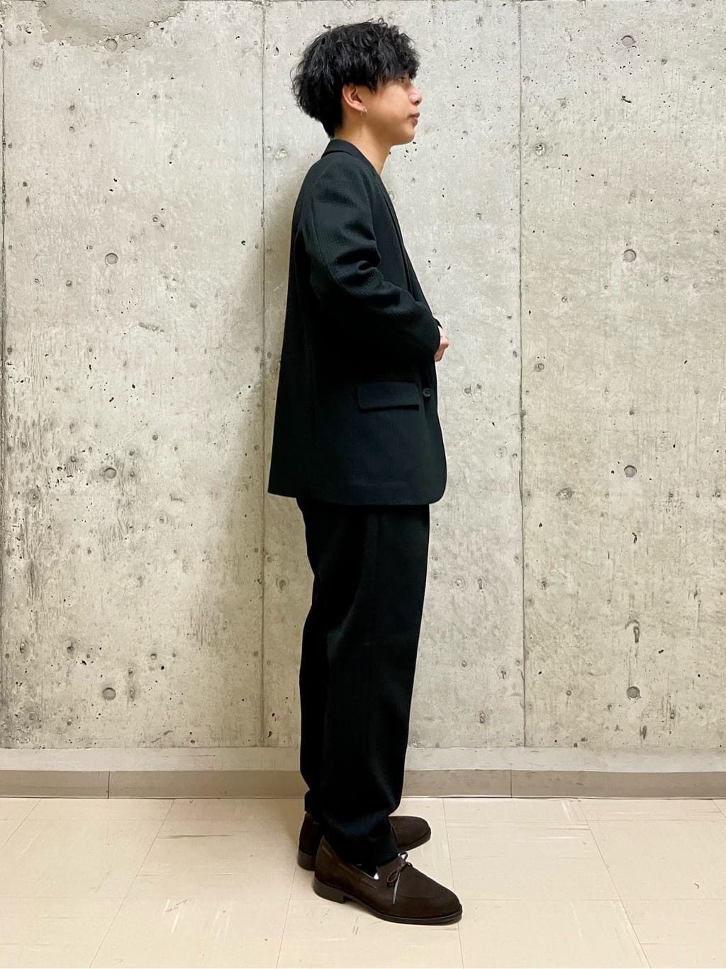 すずきさんの「TAKEO KIKUCHI｜【抗菌防臭】クロスウィーブ ジャケット」を使ったコーディネート