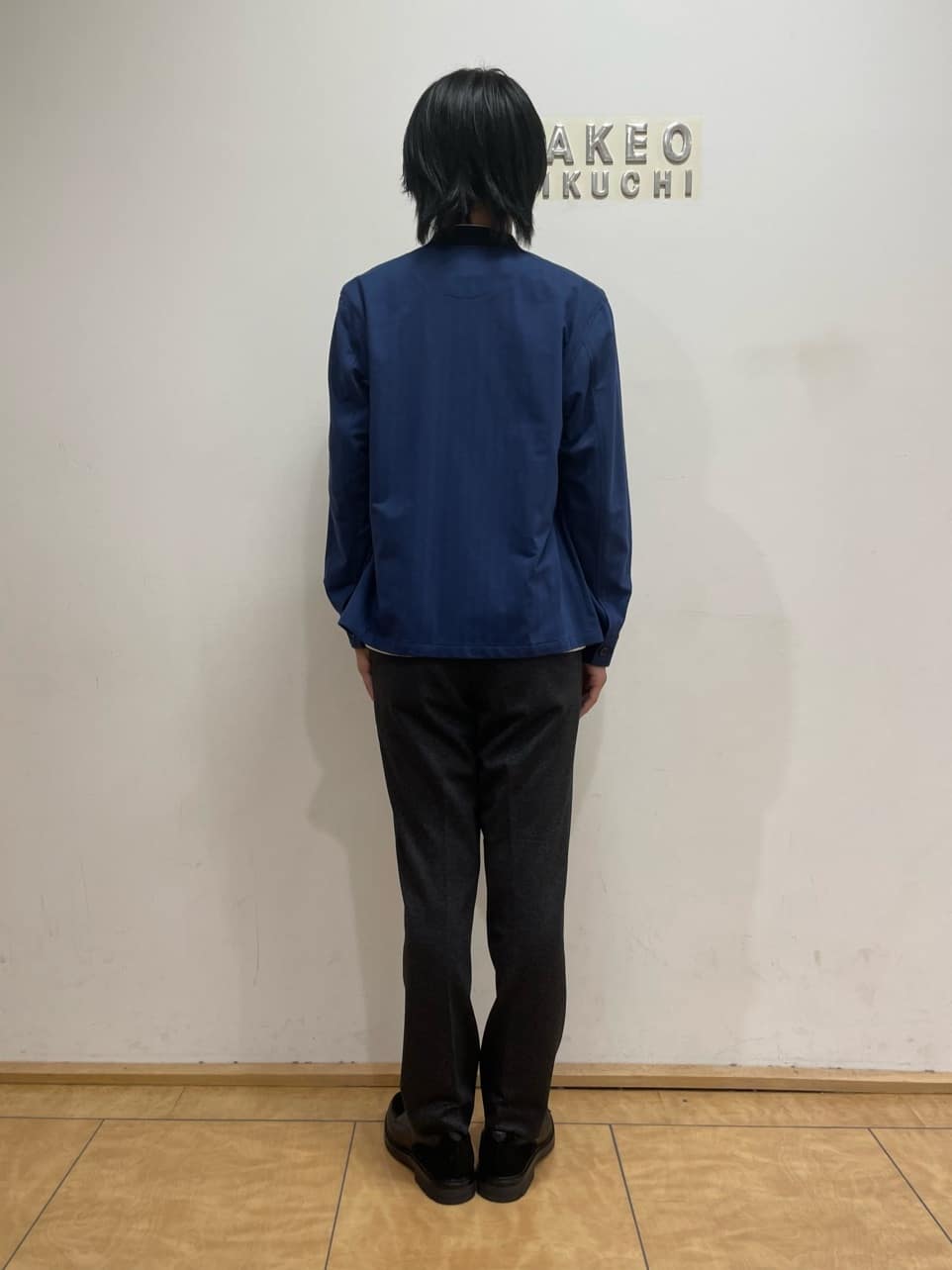 TAKE✳︎さんの「TAKEO KIKUCHI｜【Sサイズ～】メランジ ストレッチ ジャージー スラックス」を使ったコーディネート