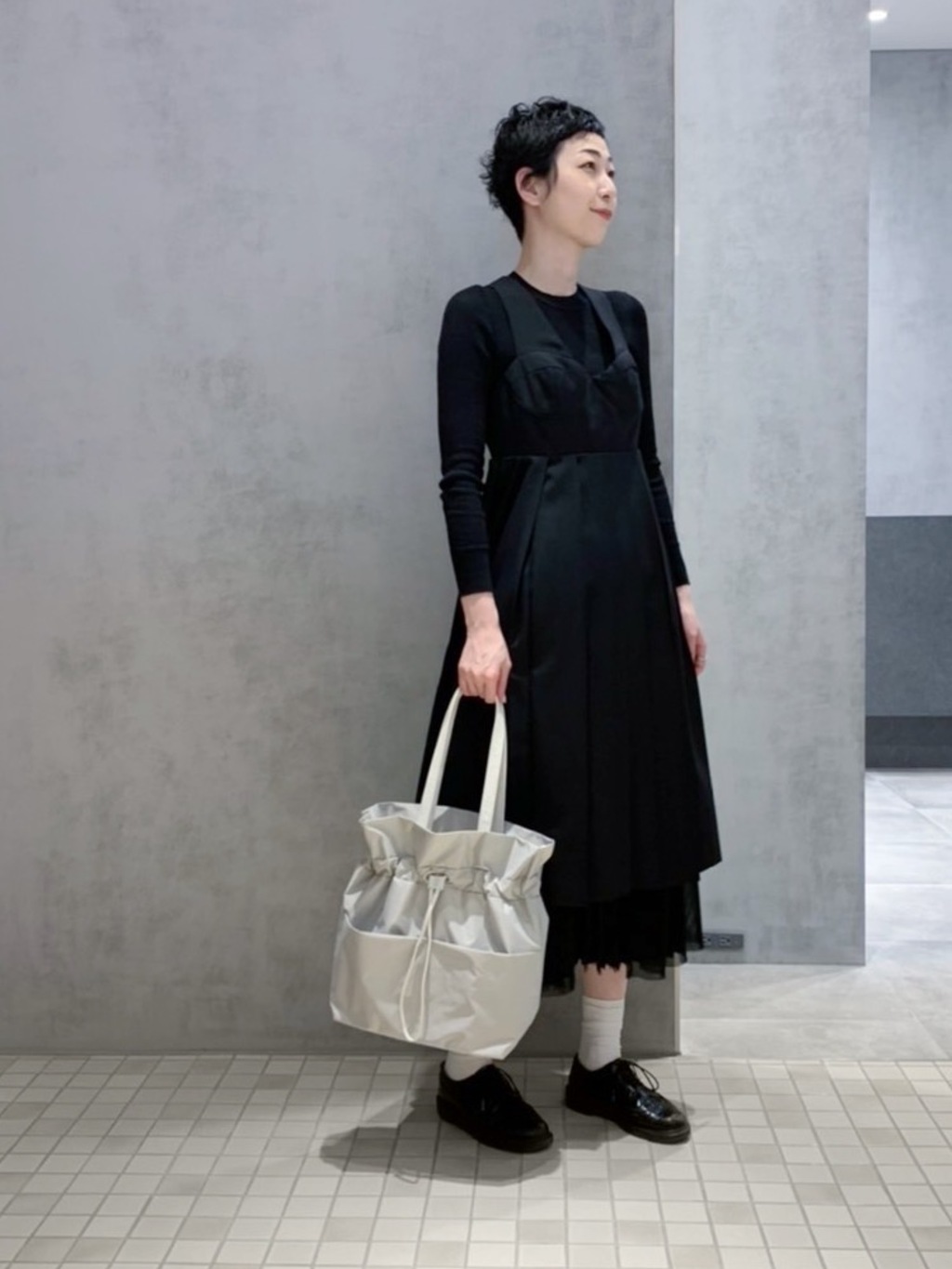 Kさんの「HIROKO HAYASHI｜LUINI（ルイーニ）トートバッグ」を使ったコーディネート