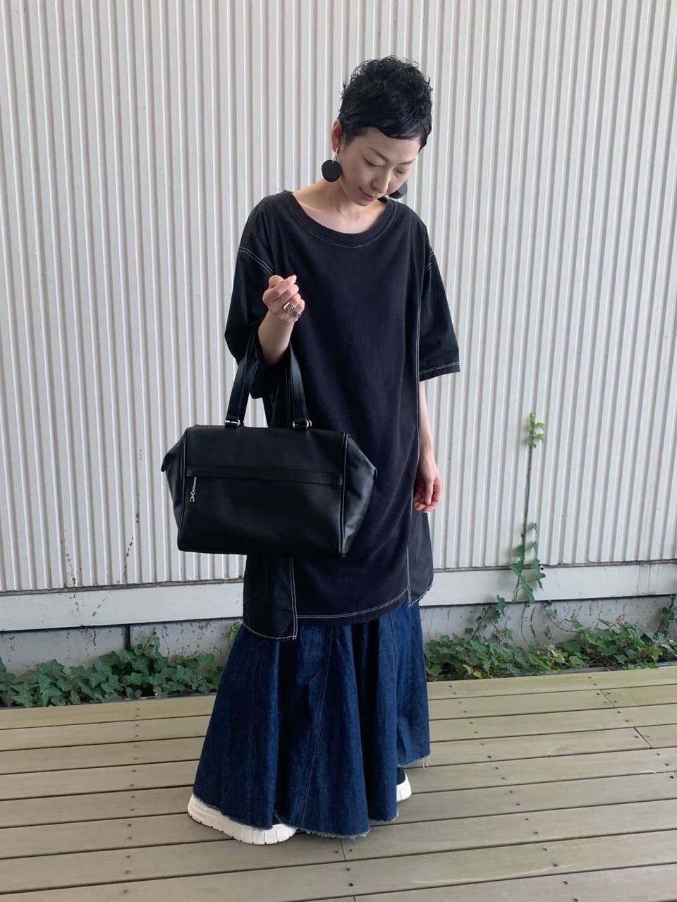 Kさんの「HIROKO HAYASHI｜PEPE CERCHIO（ペペ チェルキオ）イヤリング」を使ったコーディネート