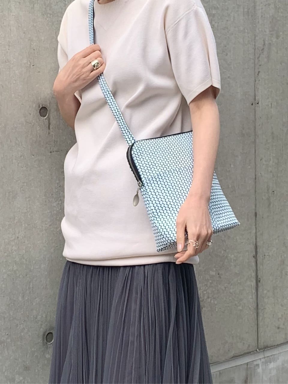 Kさんの「HIROKO HAYASHI｜OTTICA（オッティカ）ショルダーバッグ」を使ったコーディネート