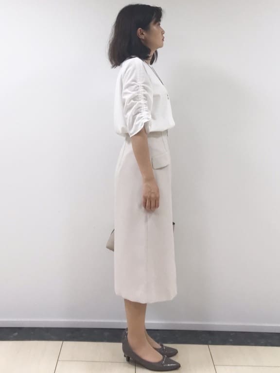 yukinaさんの「COUP DE CHANCE｜【2WAY】フェイクスエードコンビ ワンハンドルバッグ」を使ったコーディネート