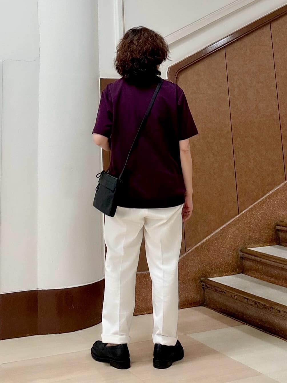 のぐみさんの「TAKEO KIKUCHI｜【抗菌防臭／5サイズ展開】ハイゲージポンチ Tシャツ」を使ったコーディネート