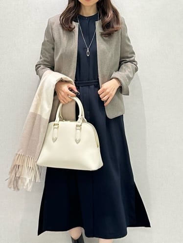 Miwaさんの「UNTITLED｜【日本製／2WAY衿】スタンドカラー ロングコート」を使ったコーディネート
