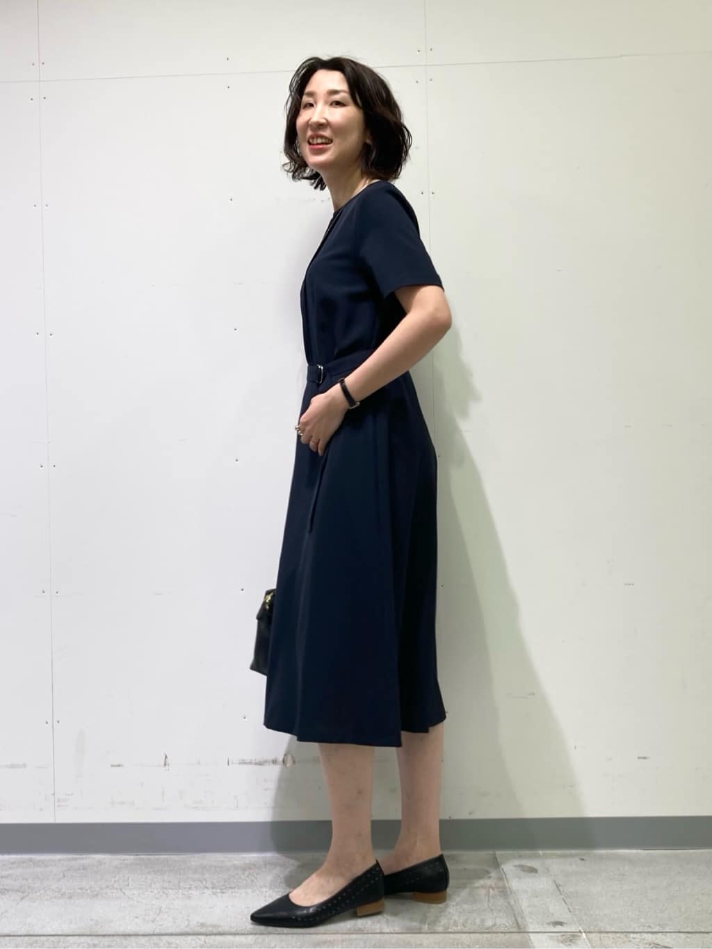 yuriさんの「INDIVI｜【セレモニーにおすすめ！】パール調トップネックレス」を使ったコーディネート