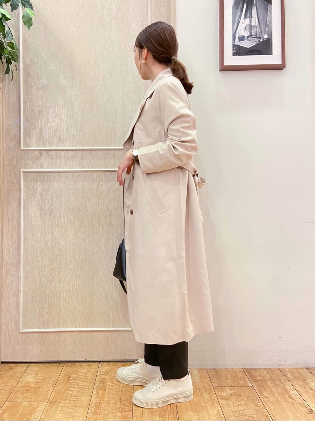 なみさんの「SHOO･LA･RUE｜【洗える/SS-3L】すっきりキレイにかっこよく 大人のテーパードパンツ」を使ったコーディネート