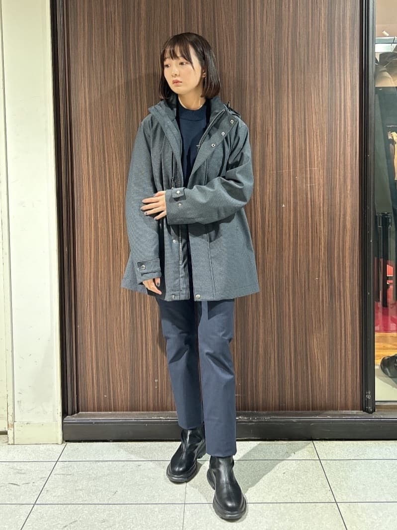 さやさんの「TAKEO KIKUCHI｜【全7サイズ&times;8色展開！】トップマルチヘリンボン パンツ」を使ったコーディネート