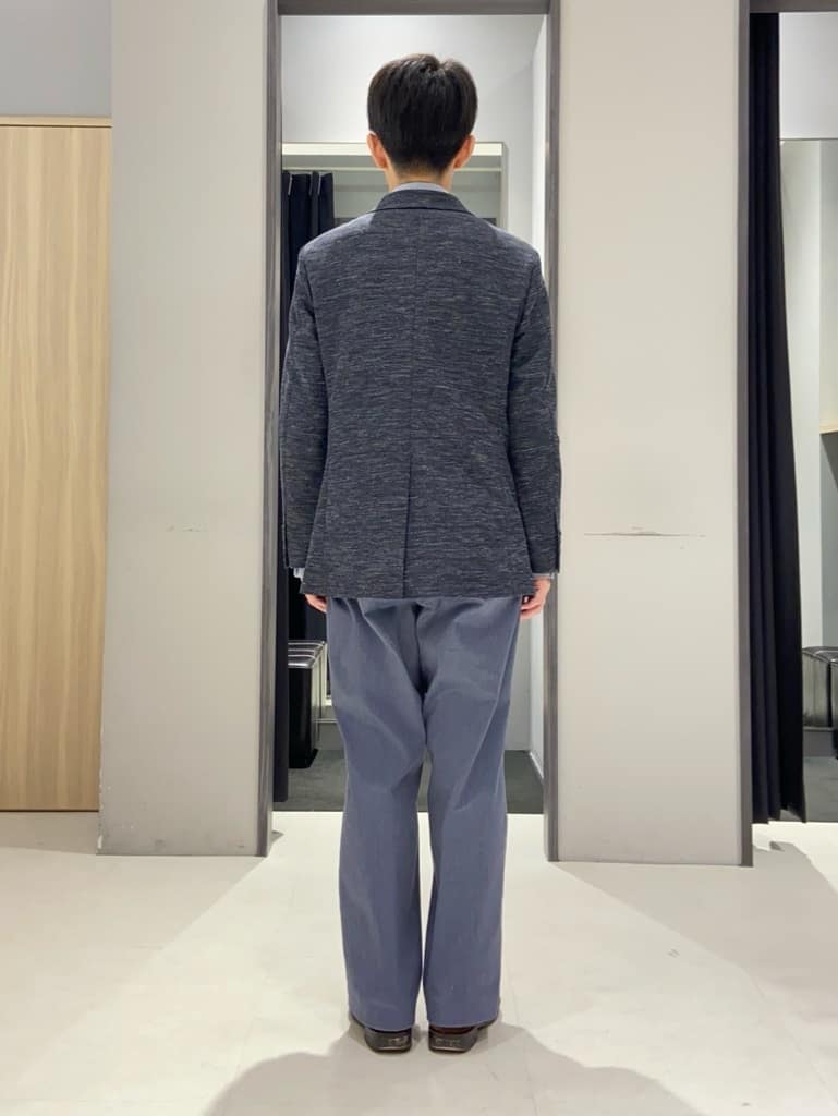 わいずみさんの「TAKEO KIKUCHI｜【尾州織】リネンブレンド メッシュ ジャケット」を使ったコーディネート