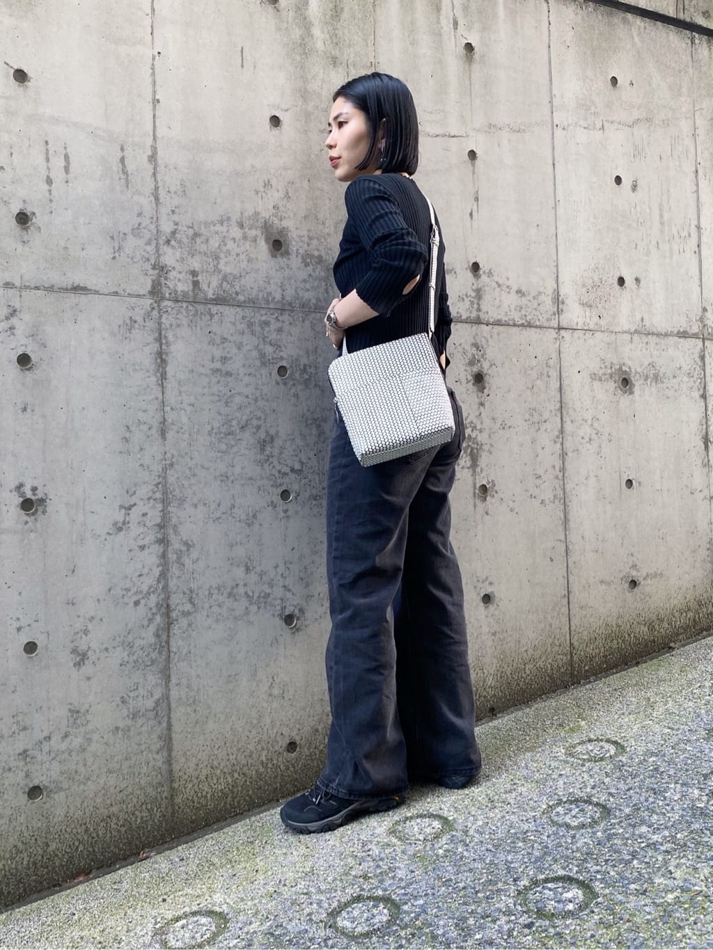 Uさんの「HIROKO HAYASHI｜OTTICA（オッティカ）ショルダーバッグ」を使ったコーディネート