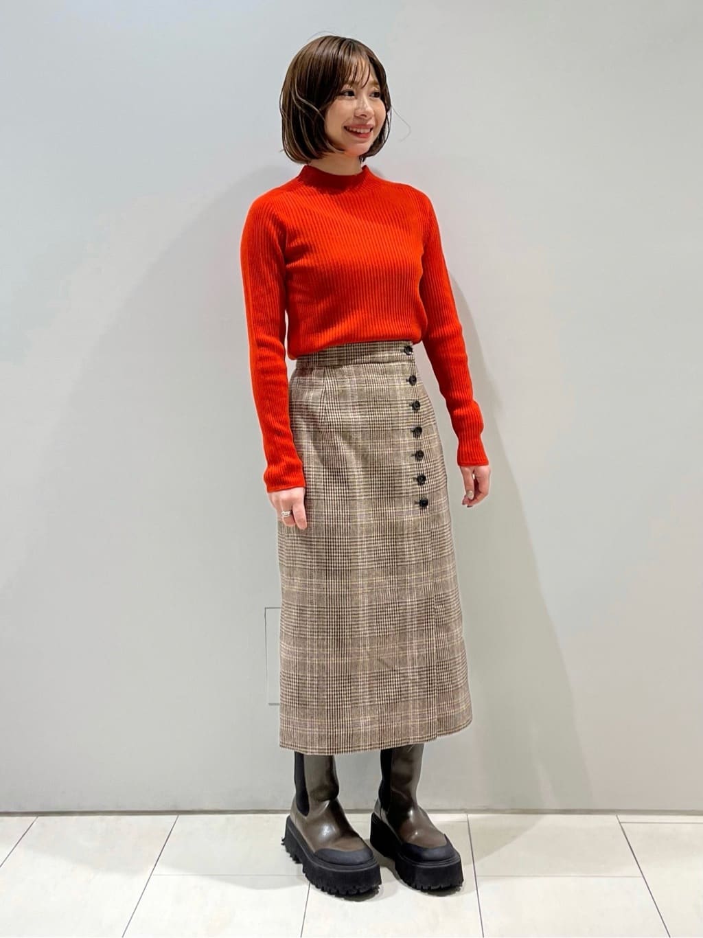 KAOさんの「INDIVI｜【定番人気！/名品コート/日本製】ウール100%チェスターコート」を使ったコーディネート