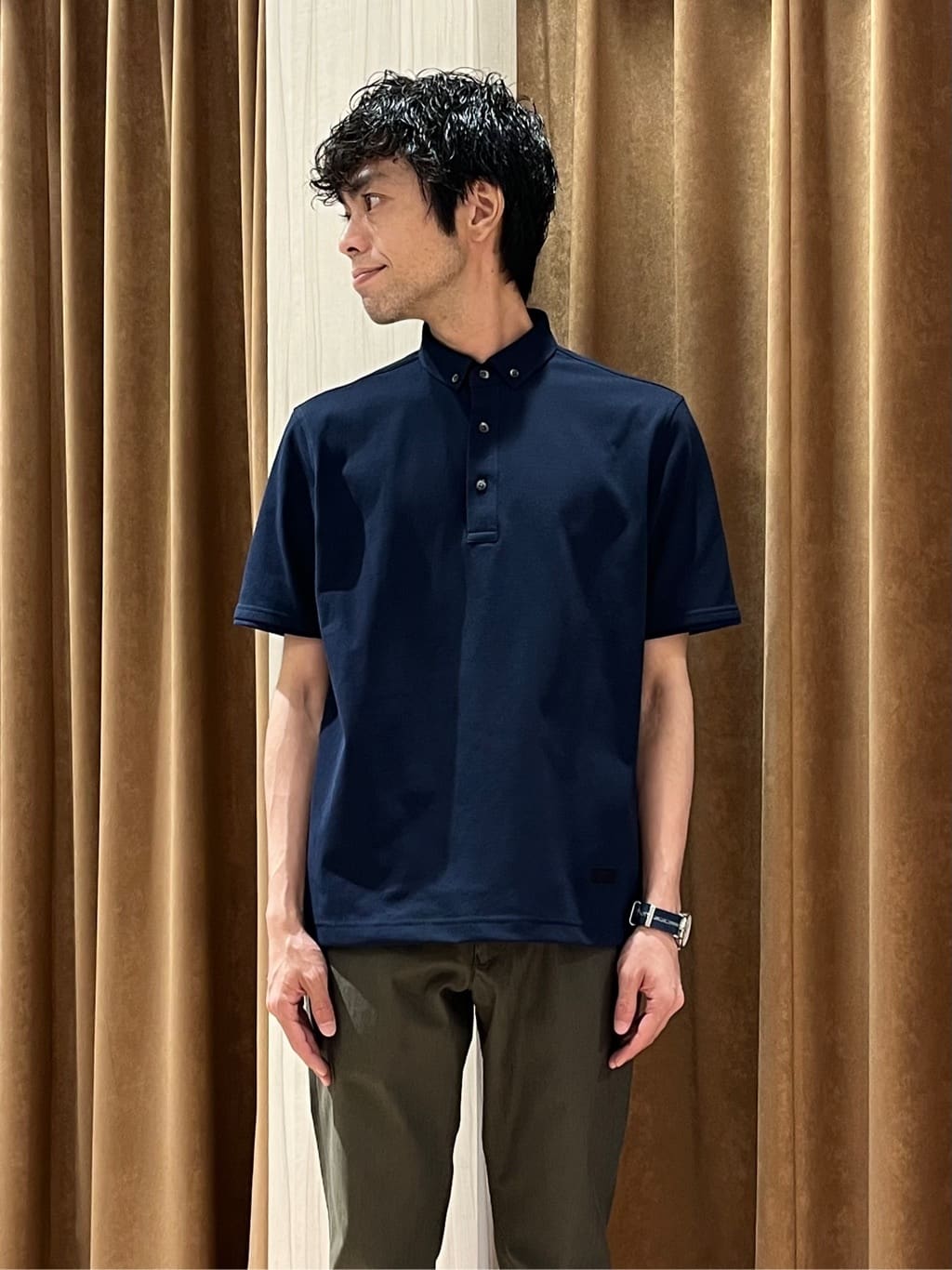 URAさんの「TAKEO KIKUCHI｜【全7サイズ&times;8色展開！】トップマルチヘリンボン パンツ」を使ったコーディネート