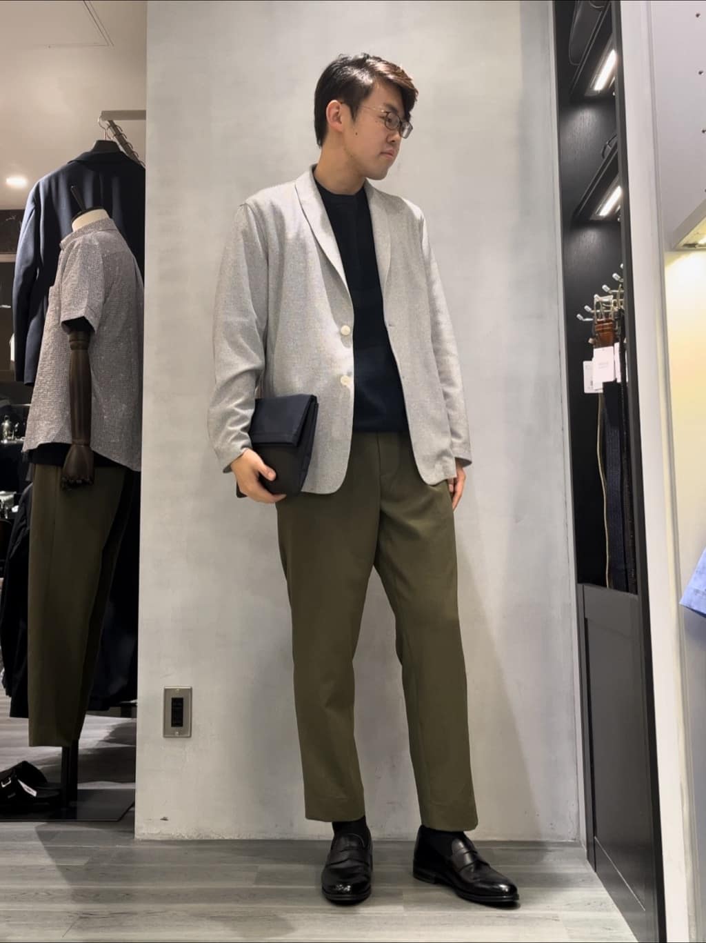 ジュンさんの「TAKEO KIKUCHI｜【2WAY】ショルダー クラッチバッグ」を使ったコーディネート