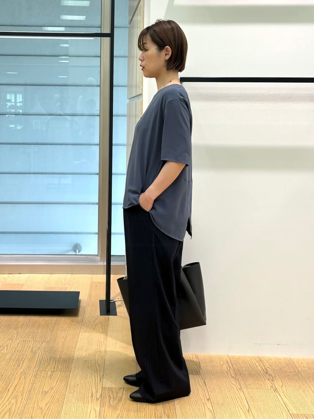 asamiさんの「INDIVI｜【セレモニーにおすすめ！】パール調トップネックレス」を使ったコーディネート