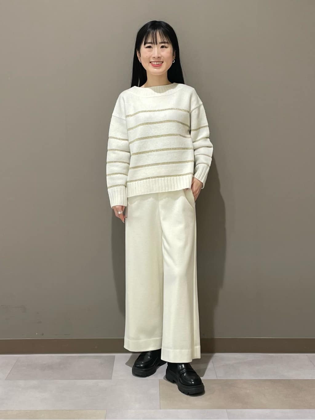 KEIKOさんの「INDIVI｜【定番人気！/名品コート/日本製】ウール100%チェスターコート」を使ったコーディネート