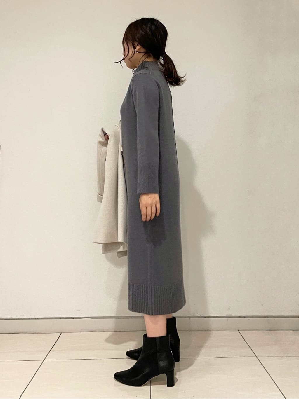 kahoさんの「INDIVI｜【定番人気！/名品コート/日本製】ウール100%チェスターコート」を使ったコーディネート