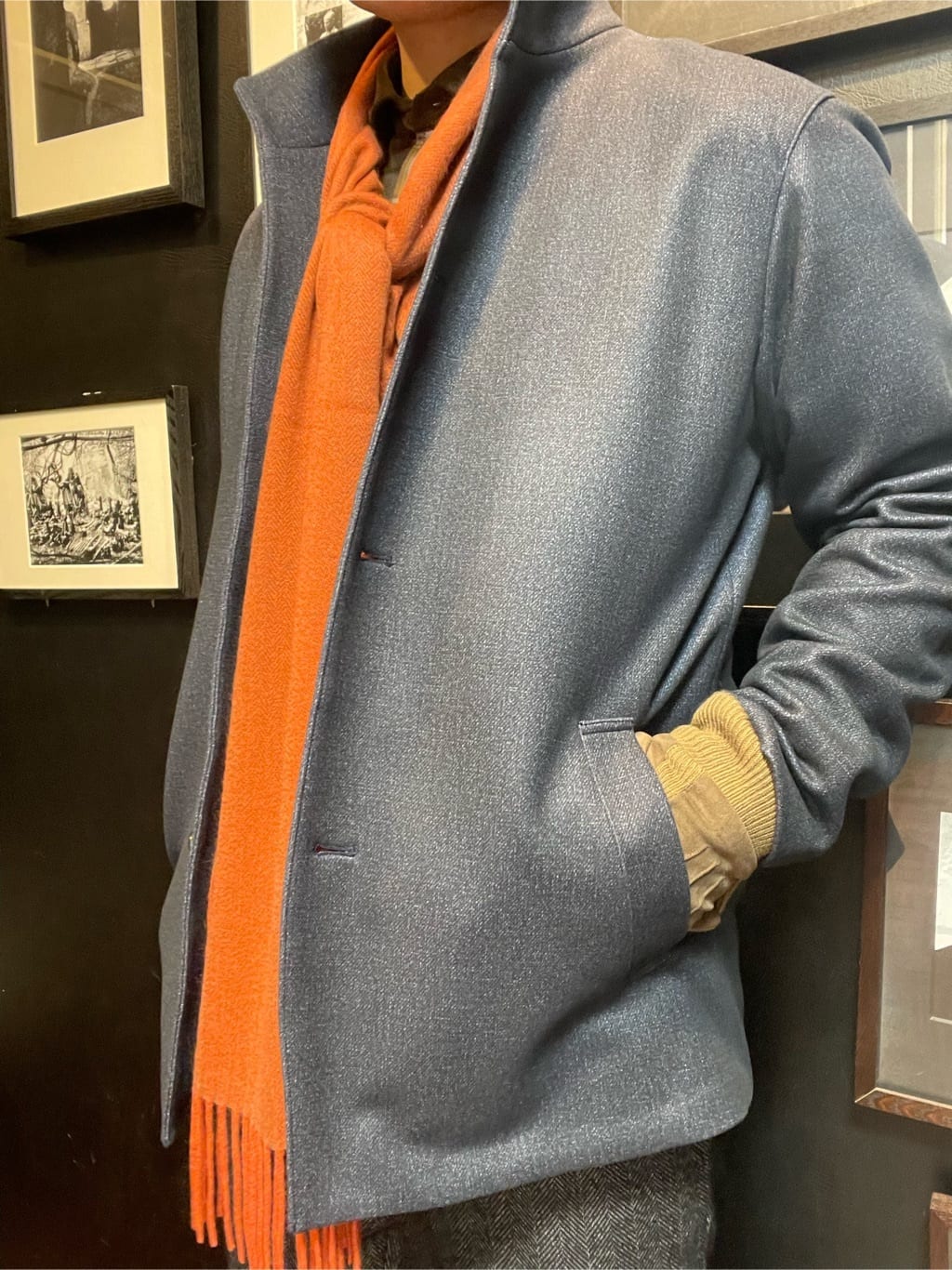 Suehiroさんの「TAKEO KIKUCHI｜【DOWN FABRIC】ダウンファブリック スタンドカラーブルゾン」を使ったコーディネート