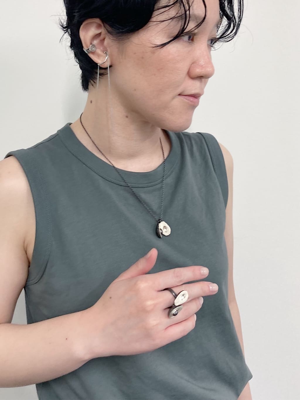 Cさんの「HIROKO HAYASHI｜PEPE AVOCADO（ぺぺ アボカド）指輪」を使ったコーディネート