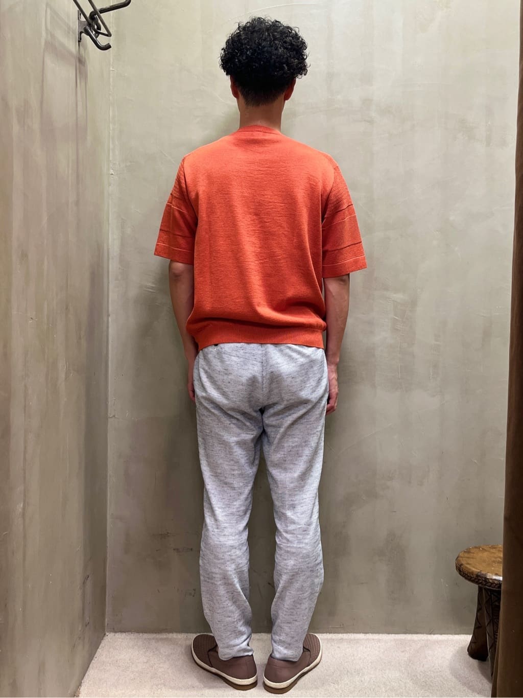 mutoさんの「TAKEO KIKUCHI｜【尾州織】リネンブレンド メッシュパンツ」を使ったコーディネート