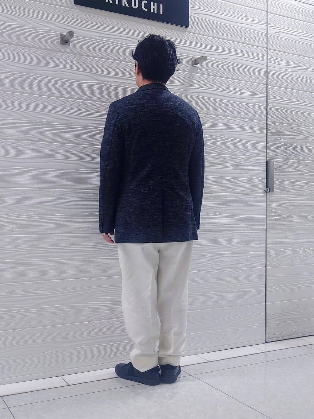 かずさんの「TAKEO KIKUCHI｜【抗菌防臭／5サイズ展開】ハイゲージポンチ Tシャツ」を使ったコーディネート