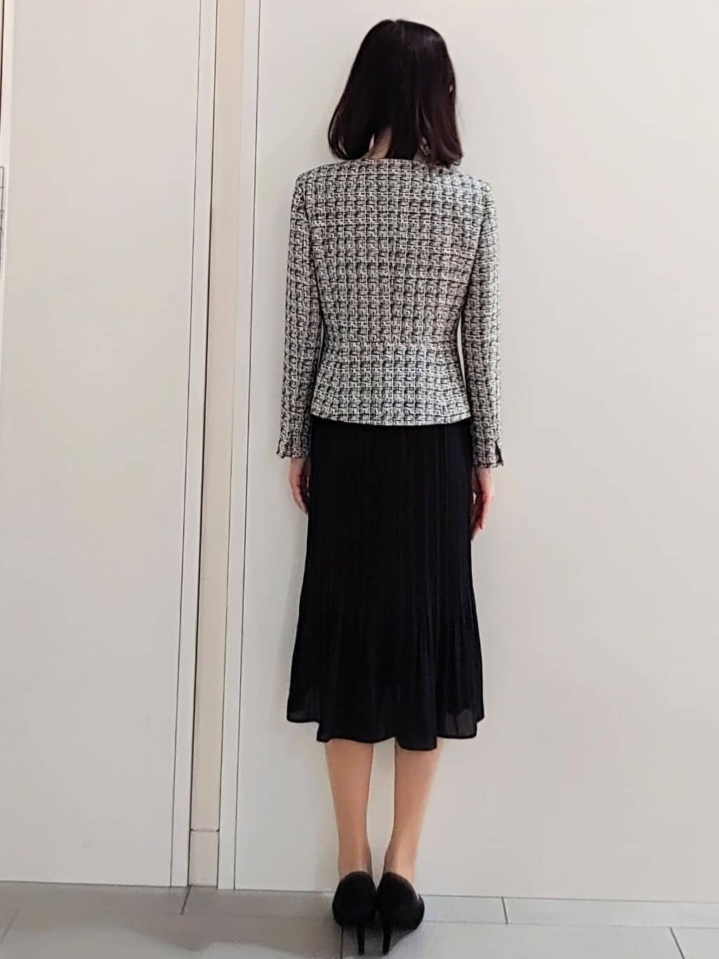 tocoさんの「COUP DE CHANCE｜【日本製】ロングフェイクパールネックレス3」を使ったコーディネート