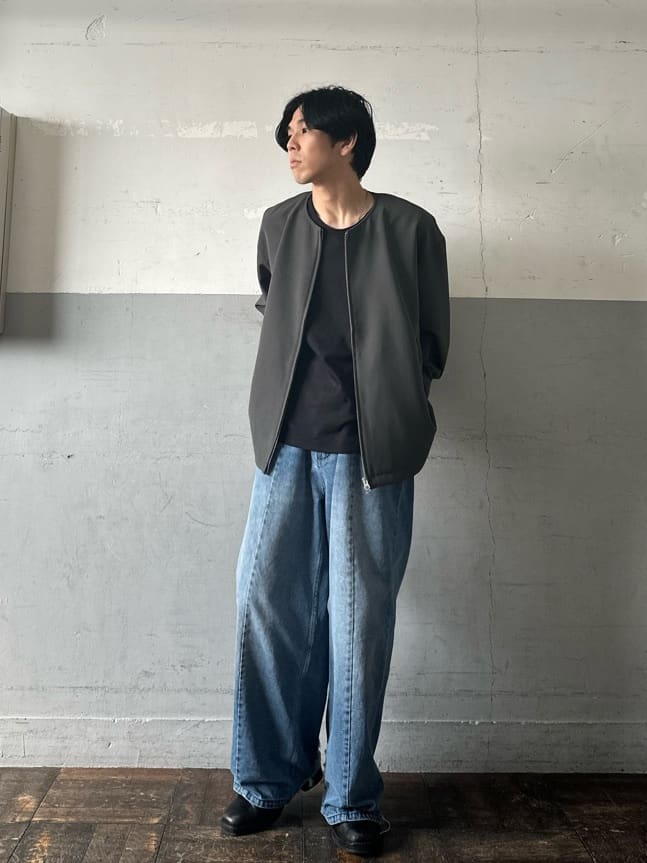 岡崎喬太さんの「tk.TAKEO KIKUCHI｜」を使ったコーディネート