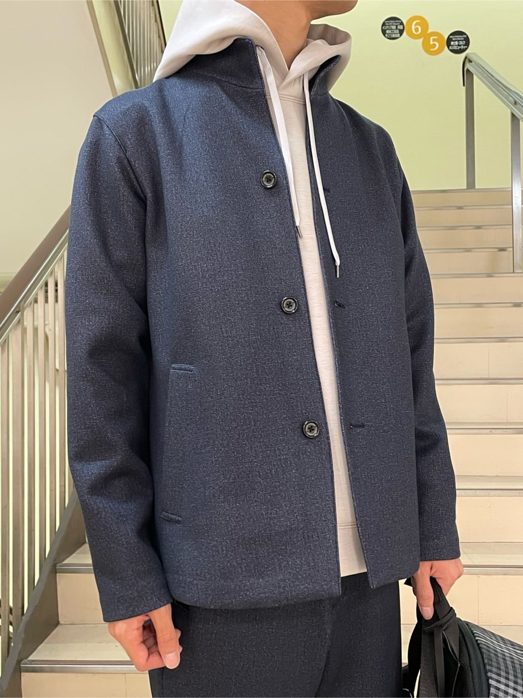 Okdさんの「TAKEO KIKUCHI｜【DOWN FABRIC】ダウンファブリック スタンドカラーブルゾン」を使ったコーディネート