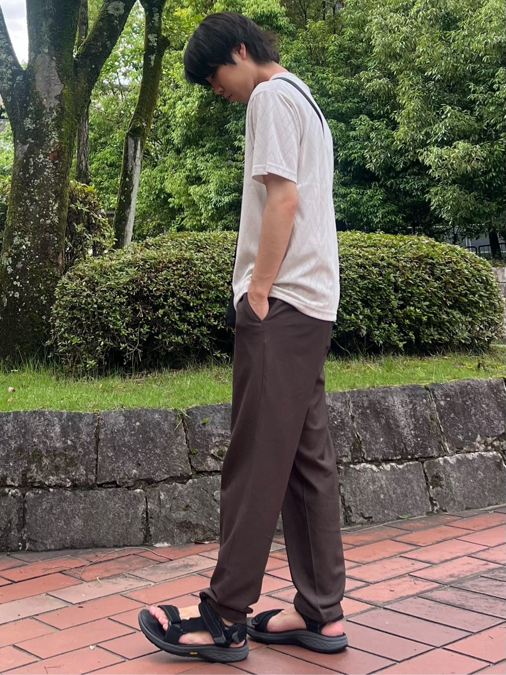 SHI-MAさんの「THE SHOP TK｜サフィアーノミニサコッシュ」を使ったコーディネート