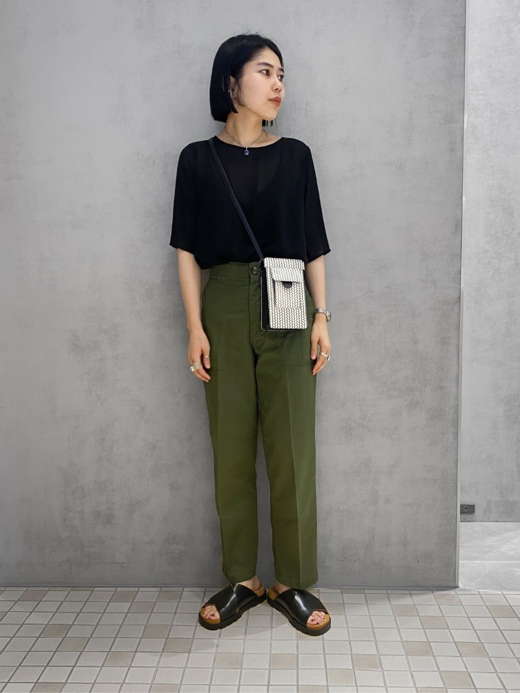 Uさんの「HIROKO HAYASHI｜PIATTI（ピアッティ）ミニ財布スリム」を使ったコーディネート