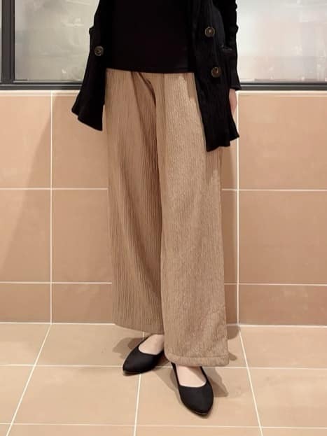 kaoriさんの「ESPERANZA｜《定番》晴雨兼用クッションフラットパンプス」を使ったコーディネート
