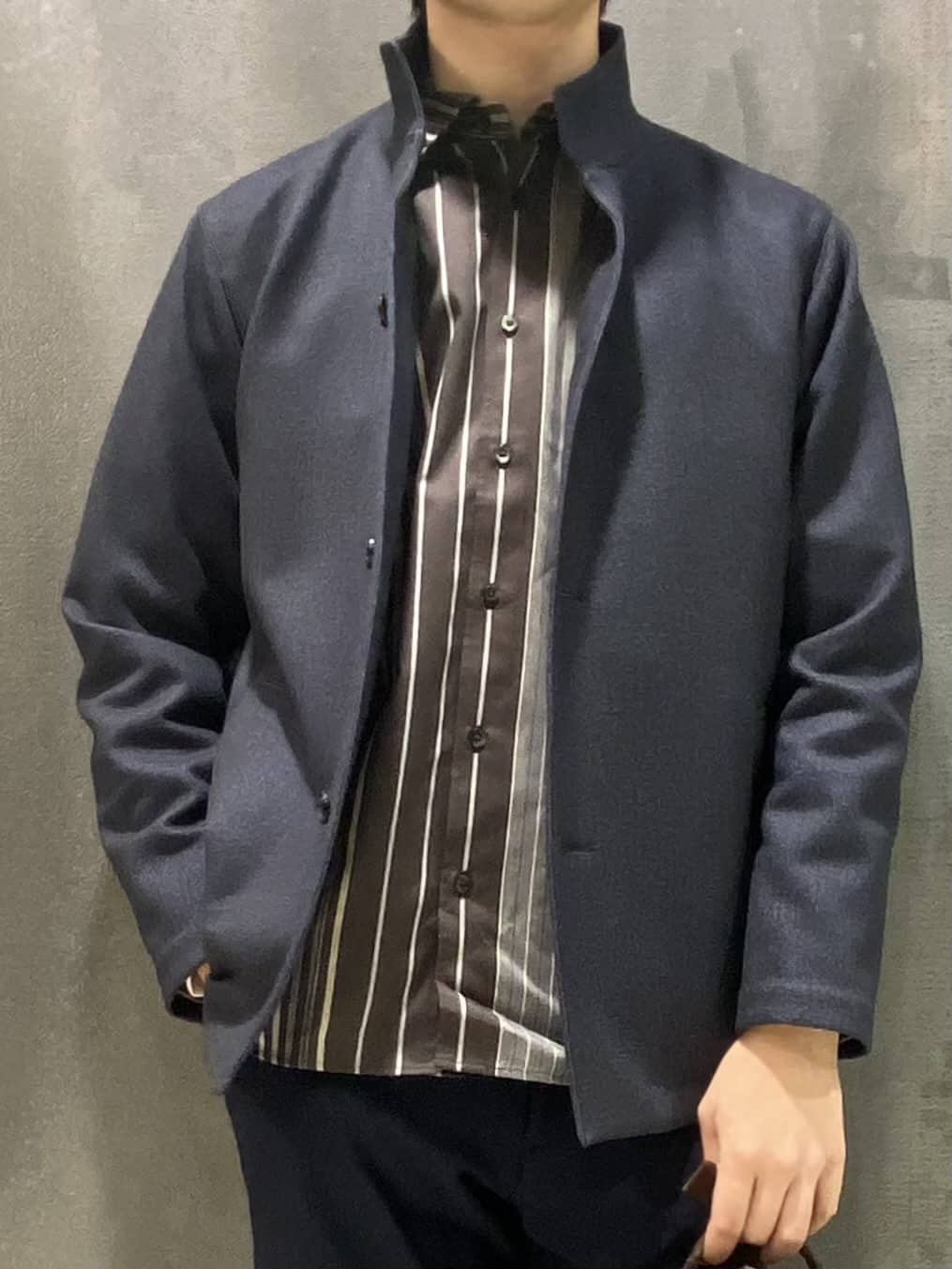shoumaさんの「TAKEO KIKUCHI｜【DOWN FABRIC】ダウンファブリック スタンドカラーブルゾン」を使ったコーディネート