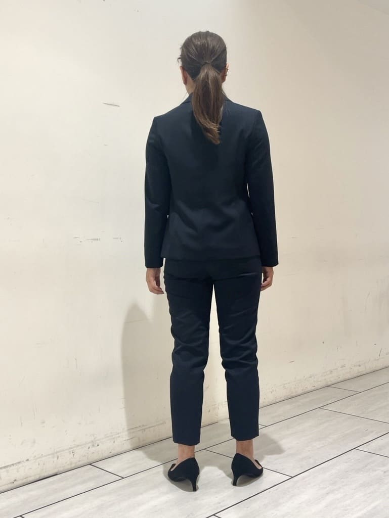 mikaさんの「UNTITLED｜【軽くて快適！】ウール混 ストレッチテーラードジャケット」を使ったコーディネート